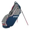 Ping 2022 Hoofer 14-Way Stand Bag -Silver Putters golf bag ping 2020 hoofer 14 stand bag grey navy scarlet itempicture