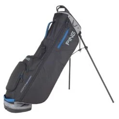 Ping 2022 Hoofer Craz-E Lite Stand Bag -Silver Putters golf bag ping 2020 hoofer craz e lite stand bag black grey blue itempicture