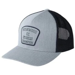 TravisMathew Presidential Suite Snapback Hat -Silver Putters golf hat travismathew presidential suite hat grey itempicture