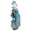 Tour Edge Women's Lady Edge Starter Set -Silver Putters golf package sets tour edge womens lady edge starter set turquoise stand bag itempicture