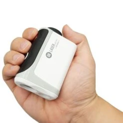 GolfBuddy Laser Atom Rangefinder -Silver Putters golfbuddy laser atom rangefinder in hand itempicture