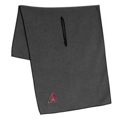 Team Effort MLB 19 X 41 Grey Microfiber Towel -Silver Putters mcarthur sports mlb grey microfiber towel arizona diamondbacks