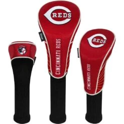 Team Effort MLB Set Of 3 Headcovers -Silver Putters mcarthur sports mlb set of 3 headcovers cincinnati reds