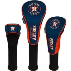 Team Effort MLB Set Of 3 Headcovers -Silver Putters mcarthur sports mlb set of 3 headcovers houston astros