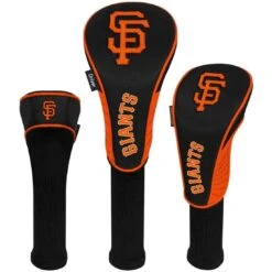 Team Effort MLB Set Of 3 Headcovers -Silver Putters mcarthur sports mlb set of 3 headcovers san francisco giants
