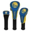 Team Effort NBA Set Of 3 Headcovers 2 Team Effort NBA Set Of 3 Headcovers -Silver Putters mcarthur sports nba set of 3 headcovers golden state warriors