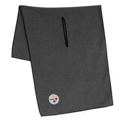 Team Effort NFL 19 X 41 Grey Microfiber Towel -Silver Putters mcarthur sports nfl grey microfiber towel pittsburgh steelers