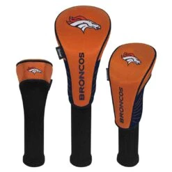 Team Effort NFL Set Of 3 Headcovers 29 Team Effort NFL Set Of 3 Headcovers -Silver Putters mcarthur sports nfl set of 3 headcovers denver broncos