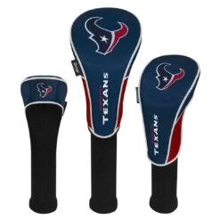Team Effort NFL Set Of 3 Headcovers 31 Team Effort NFL Set Of 3 Headcovers -Silver Putters mcarthur sports nfl set of 3 headcovers houston texans