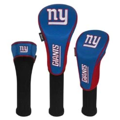 Team Effort NFL Set Of 3 Headcovers 37 Team Effort NFL Set Of 3 Headcovers -Silver Putters mcarthur sports nfl set of 3 headcovers new york giants