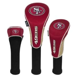 Team Effort NFL Set Of 3 Headcovers 40 Team Effort NFL Set Of 3 Headcovers -Silver Putters mcarthur sports nfl set of 3 headcovers san francisco 49ers
