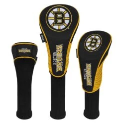 Team Effort NHL Set Of 3 Headcovers -Silver Putters mcarthur sports nhl set of 3 headcovers boston bruins
