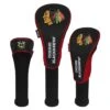 Team Effort NHL Set Of 3 Headcovers -Silver Putters mcarthur sports nhl set of 3 headcovers chicago blackhawks