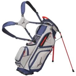 Mizuno BR-DX 14-Way Stand Bag -Silver Putters mizuno 2022 br dx 14 way stand bag grey navy itempicture