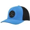 Mizuno Crossed Clubs Mesh Snapback Hat -Silver Putters mizuno crossed clubs mesh snapback hat blue itempicture