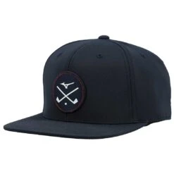 Mizuno Crossed Clubs Snapback Hat -Silver Putters mizuno crossed clubs snapback hat navy itempicture