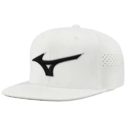 Mizuno Tour Flat Snapback Hat -Silver Putters mizuno tour flat bill snapback hat white black itempicture