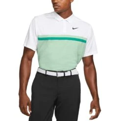 Nike Dri-FIT Victory Colorblock Polo -Silver Putters nike 2022 dri fit victory colorblock polo white enamel green itempicture