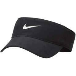 Nike Dri-FIT Ace Visor 8 Nike Dri-FIT Ace Visor -Silver Putters nike 2023 dri fit ace visor black front itempicture