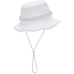 Nike Dri-FIT Apex Bucket Hat -Silver Putters nike 2023 dri fit apex bucket hat white back itempicture