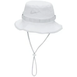 Nike Dri-FIT Apex Bucket Hat -Silver Putters nike 2023 dri fit apex bucket hat white front itempicture