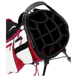 Nike Air Hybrid 2 Stand Bag 17 Nike Air Hybrid 2 Stand Bag -Silver Putters nike air hybrid 2 stand bag university red black black top itempicture
