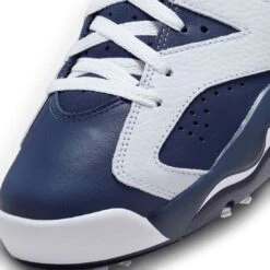 Nike Jordan Retro 6 G Golf Shoes White/Midnight Navy/Varsity Red -Silver Putters nike air jordan retro 6 g golf shoes white midnight navy varsity red detail3 itempicture