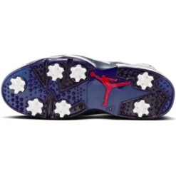 Nike Jordan Retro 6 G Golf Shoes White/Midnight Navy/Varsity Red -Silver Putters nike air jordan retro 6 g golf shoes white midnight navy varsity red sole itempicture
