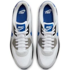 Nike Air Max 90 G Golf Shoes White/Game Royal 12 Nike Air Max 90 G Golf Shoes White/Game Royal -Silver Putters nike air max 90 g golf shoes white game royal black top itempicture