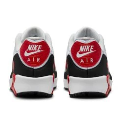 Nike Air Max 90 G Golf Shoes White/University Red -Silver Putters nike air max 90 g golf shoes white university red black heel itempicture