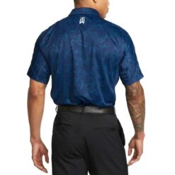 Nike Dri-FIT ADV Tiger Woods Golf Polo -Silver Putters nike dri fit adv tiger woods golf polo midnight navy back itempicture