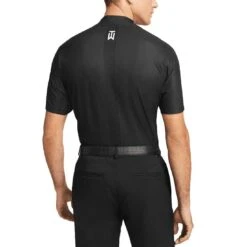 Nike Dri-FIT ADV Tiger Woods Mock Neck Polo -Silver Putters nike dri fit adv tw mock neck polo black back itempicture