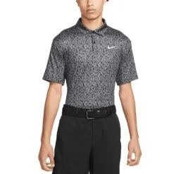 Nike Dri-FIT Tour Micro Camo Polo -Silver Putters nike dri fit tour camo polo iron grey itempicture