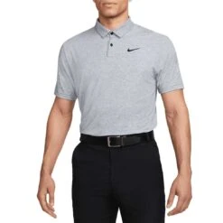 Nike Dri-FIT Tour Heather Polo -Silver Putters nike dri fit tour heather polo midnight navy itempicture