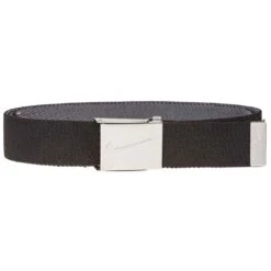Nike Reversible Stretch Web Belt -Silver Putters nike reversible stretch web belt black charcoal