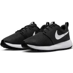 Nike Unisex Roshe G Next Nature Golf Shoes Black/White -Silver Putters nike roshe g next nature golf shoes black white dv1202 010 pair itempicture