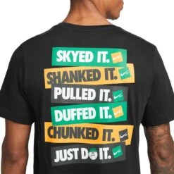 Nike Verbiage Golf Tee -Silver Putters nike verbiage golf tee black detail back itempicture