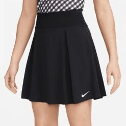Nike Women's Dri-FIT Advantage Long Skirt -Silver Putters nike womens dri fit advantage 17 inch club skirt black front itempicture