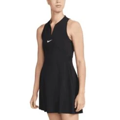 Nike Women's Dri-FIT Advantage Club Sleeveless Dress -Silver Putters nike womens dri fit advantage club sleeveless dress black front itempicture