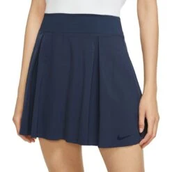 Nike Women's Dri-FIT Long Golf Skort 11 Nike Women's Dri-FIT Long Golf Skort -Silver Putters nike womens dri fit long golf skort obsidian front itempicture