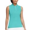 Nike Women's Dri-FIT Victory Sleeveless Polo -Silver Putters nike womens dri fit victory sleeveless polo washed teal itempicture