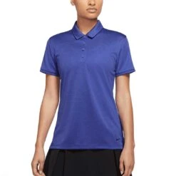 Nike Women's Dri-FIT Victory Textured Polo -Silver Putters nike womens dri fit victory textured polo lapis itempicture