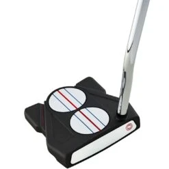 Odyssey 2-Ball Ten Red Triple Track Putter -Silver Putters odyssey 2 ball ten red triple track putter face itempicture