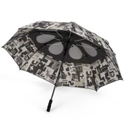 Callaway Ogio 60 Inch Double Canopy Umbrella -Silver Putters ogio 2023 60 inch double canopy umbrella cyber camo inside itempicture