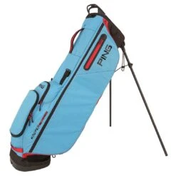 Ping 2022 Hoofer Craz-E Lite Stand Bag -Silver Putters ping 2021 hoofer craz e lite stand bag bright blue black red