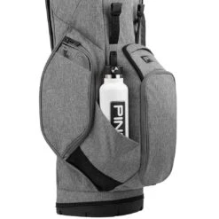 Ping Hoofer 14-Way Stand Bag -Silver Putters ping 2023 hoofer 14 way stand bag heather grey black detail2 itempicture