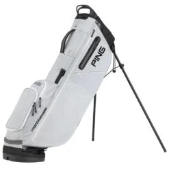 Ping Hoofer Craz-E Lite Stand Bag -Silver Putters ping 2023 hoofer craz e lite stand bag white black itempicture