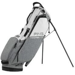 Ping Hoofer Lite Stand Bag -Silver Putters ping 2023 hoofer lite stand bag heather grey platinum black itempicture