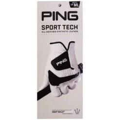 Ping Sport Tech Golf Glove -Silver Putters ping sport tech golf glove package