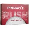 Pinnacle Rush White Personalized Golf Balls -Silver Putters pinnacle rush 12 pack white golf balls 2019 itempicture